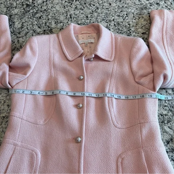 Escada Wool Pink Coat Size 42
